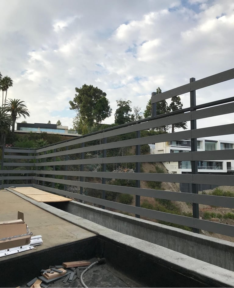 Living wall support structure construction