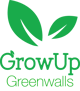 GrowUp Logo with Greenwalls