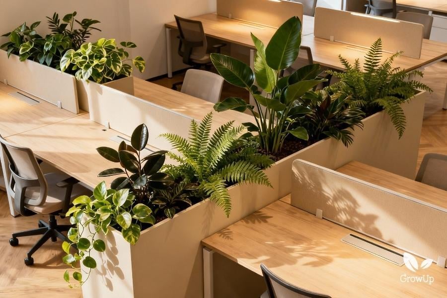 faux planter arrangements