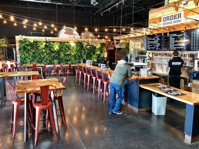 Large Belching Beaver Pub Living Wall