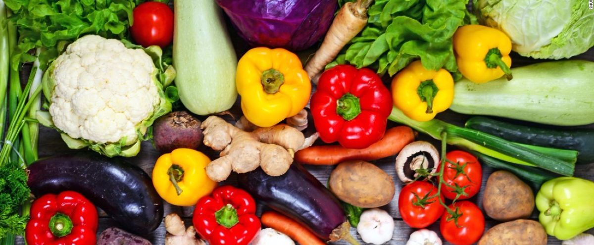 A pile of all different kinds of vegetables