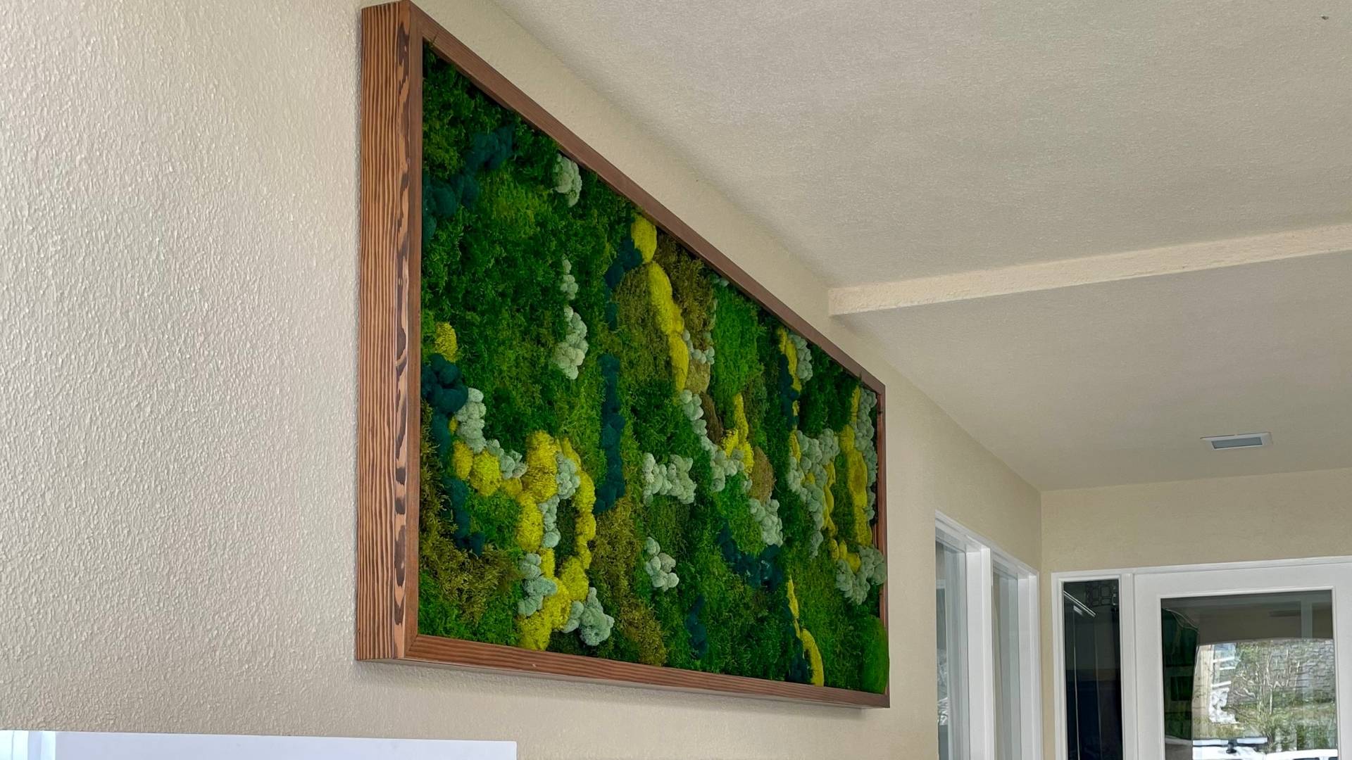 Indoor large moss wall 