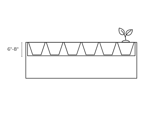 Curated Planter Drawing