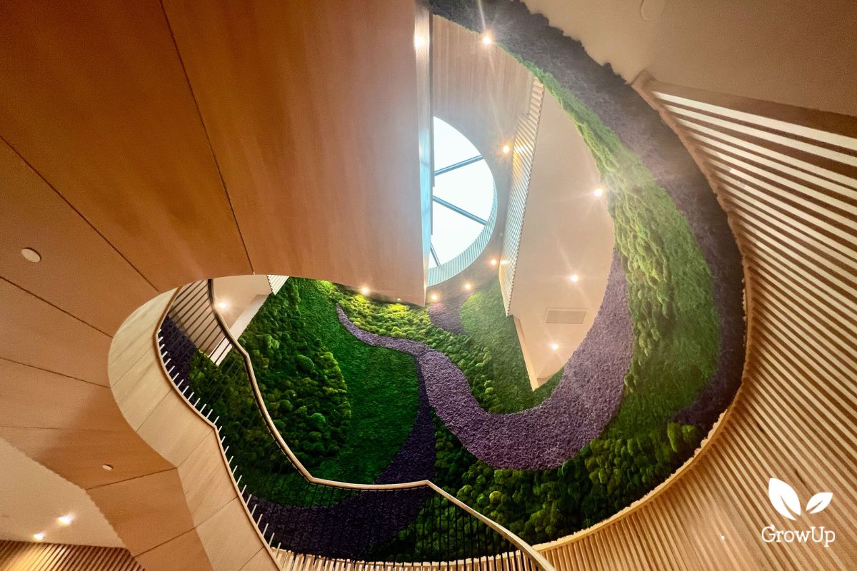 LA New Build moss wall 