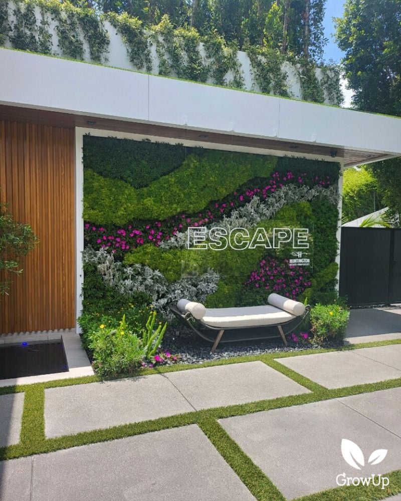 LA New Build green wall 