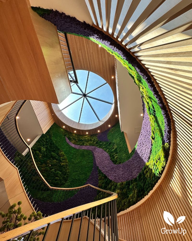 LA New Build Moss wall 