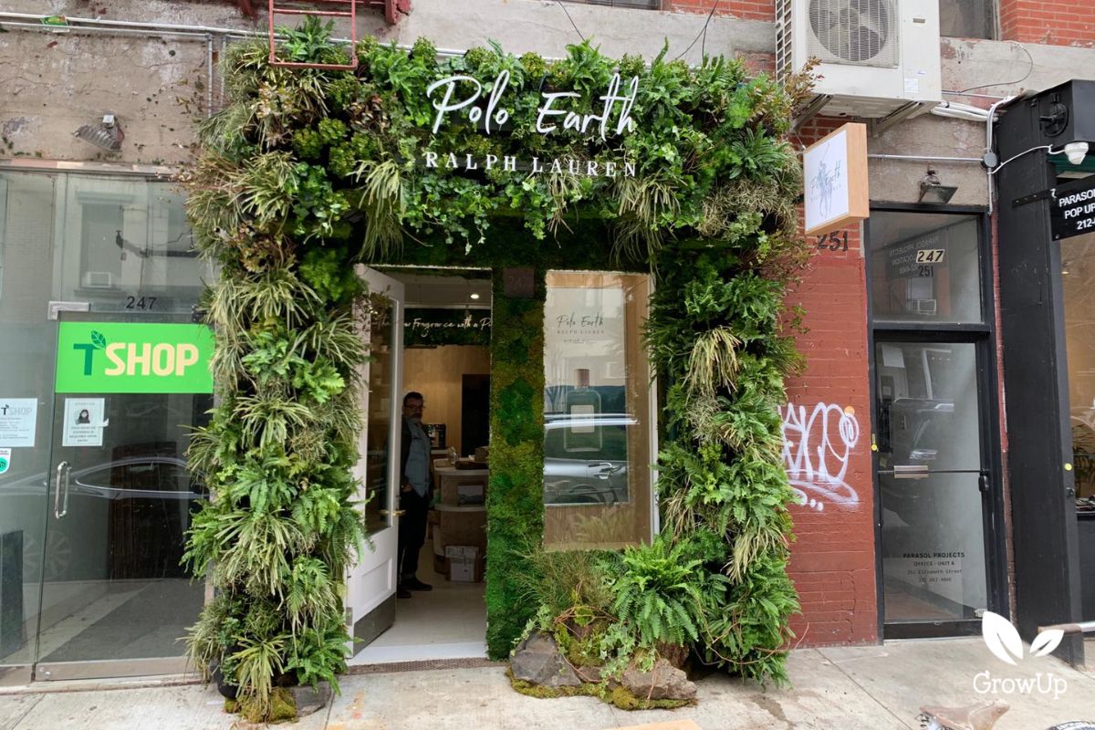 Polo Ralph Lauren outdoor living wall 
