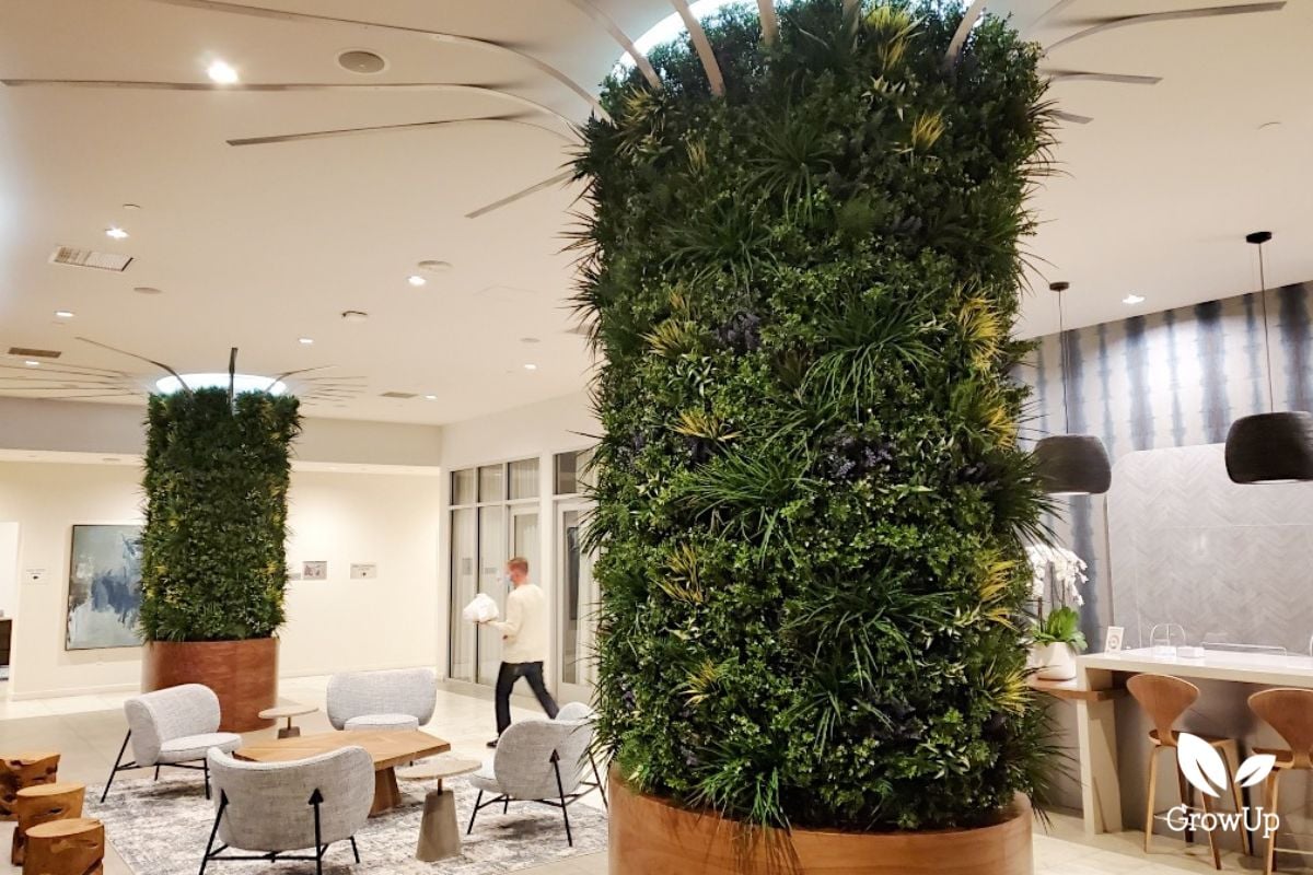 Faux wall Columns