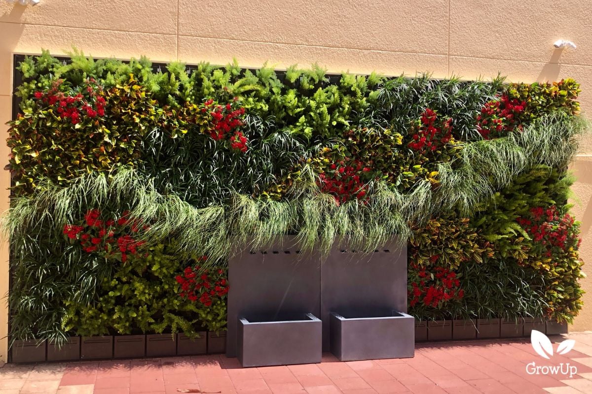 outdoor living wall 