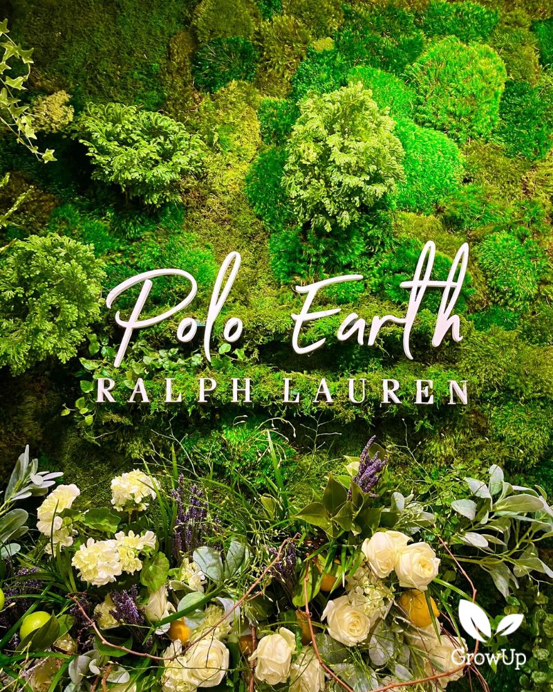 Polo Ralph Lauren moss wall 