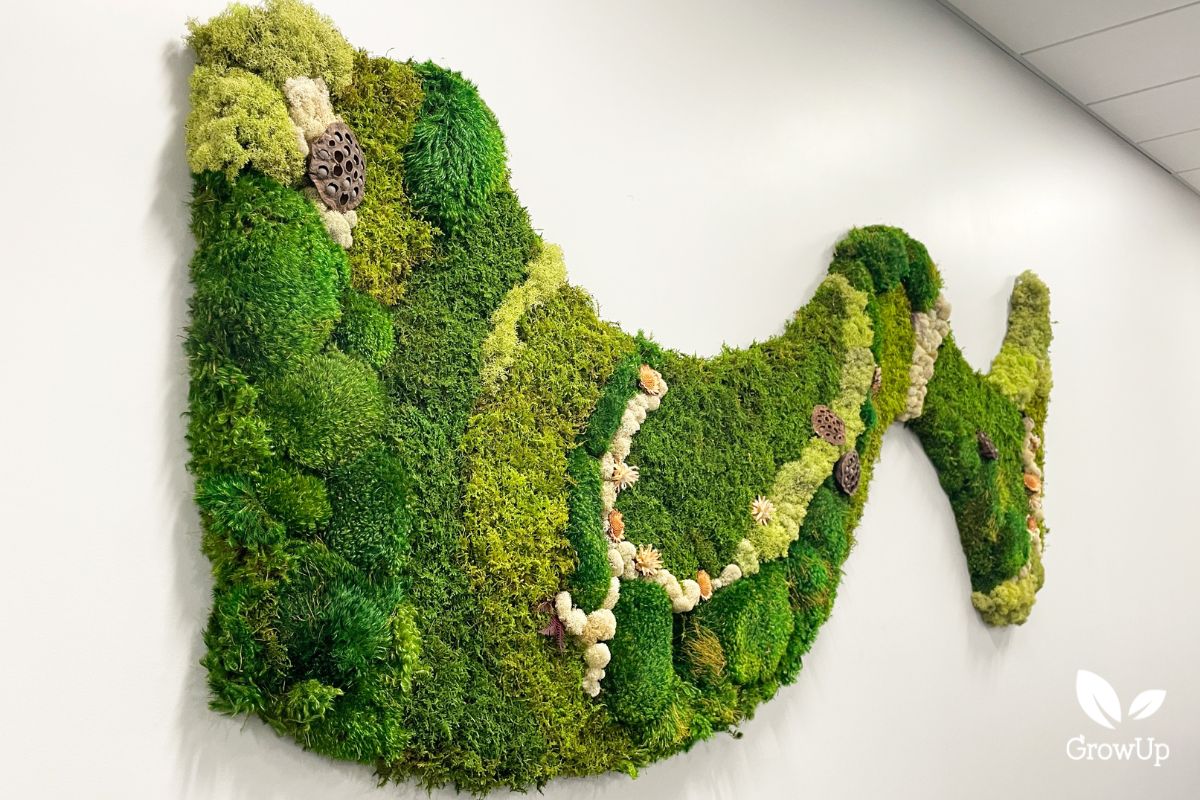 Mossy Nissan moss wall 